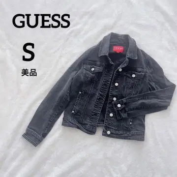 새상품급 게스 GUESS 블랙 데님 자켓 빈티지 y2k