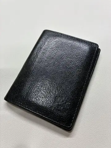 일비종떼 블랙 가죽 카드 케이스