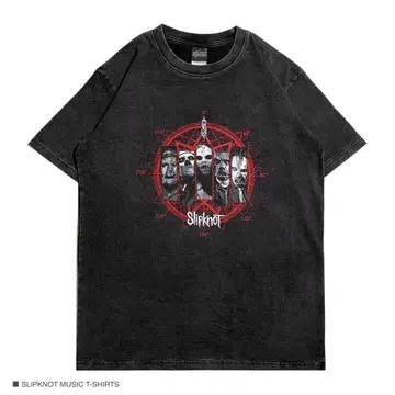SLIPKNOT 슬립낫 L 사이즈 반팔 티셔츠 락 밴드T
