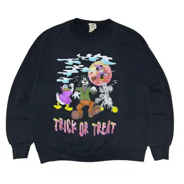 90's Disney Halloween 트릭 오어 트리트 맨투맨