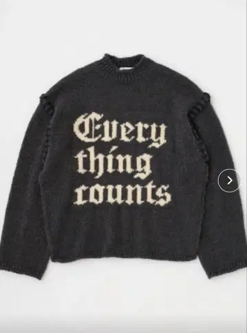 MOUSSY [ 25년 AW 신상 ] KNITTED WORDS 스웨터
