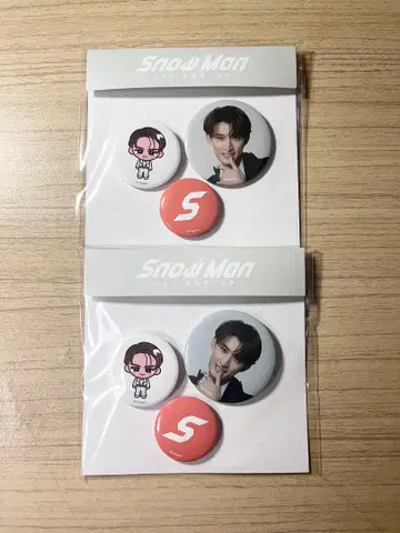 SnowMan 팝업 한국 무카이 코지 캔 배지 세트