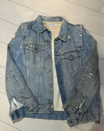 COSMIC WONDER JEANS 크러쉬 가공 데님 자켓 G 자켓