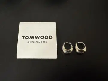 TOMWOOD 아이스 후프 스몰 실버 귀걸이