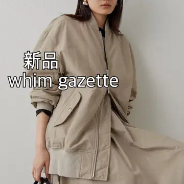 Whim Gazette 윔 가젯 나일론 트윌 MA-1 베이지