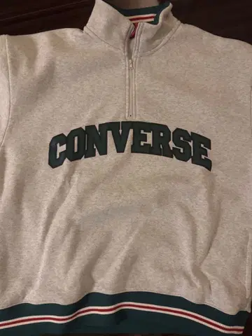 CONVERSE 집업 트레이닝복 그레이