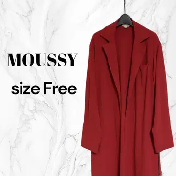 MOUSSY 레드 롱 코트 size Free