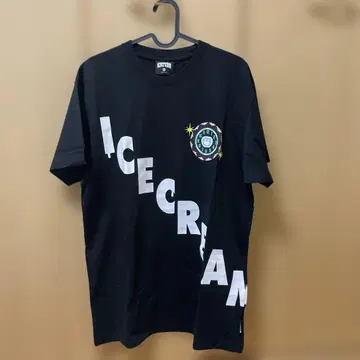 ICECREAM 블랙 T셔츠 M 사이즈