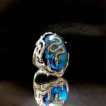 Symphony and one snake ring Custom Blue