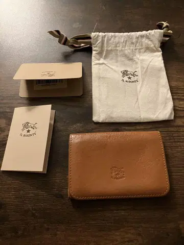 IL BISONTE 브라운 명함지갑
