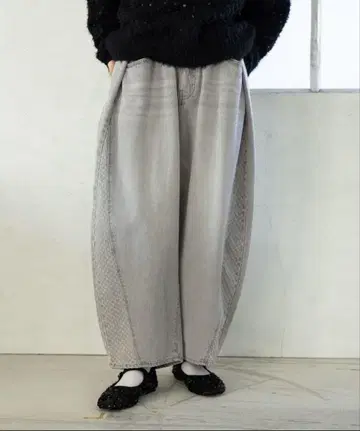niko and - 벨트 배럴 데님 L 사이즈 JEANS 2025SS