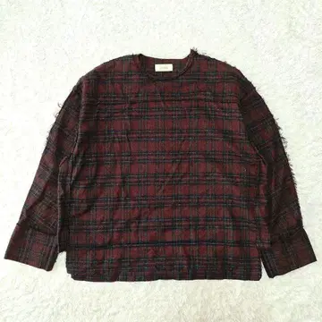 jieda NEL FRAY PULL OVER SHIRT cut & sew