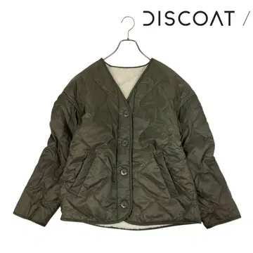 12T412 DISCOAT 리버서블 보아 퀼팅 자켓 M
