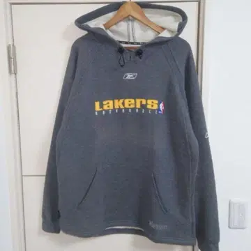 레이커스 후드티 NBA 농구 자수 로고 구제 의류 빅 실루엣