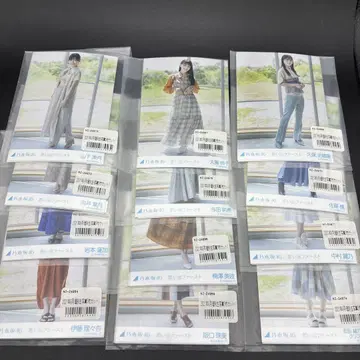노기자카46 추억 퍼스트 12명 풀 컴프 5종 x 12명 = 60장