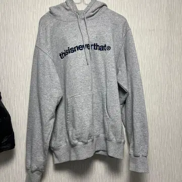 thisisneverthat 그레이 후드 부착 후드티