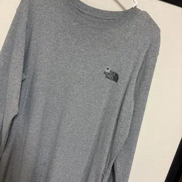 THE NORTH FACE 그레이 긴팔 티셔츠
