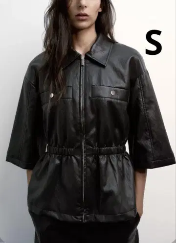 ZARA 자라 인조 가죽 블레이저 새상품, 미사용