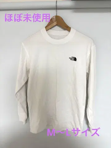 THE NORTH FACE 긴팔T셔츠 화이트 M~L 사이즈 상당