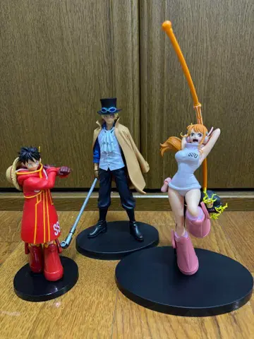 원피스 피규어 루피 사보 나미