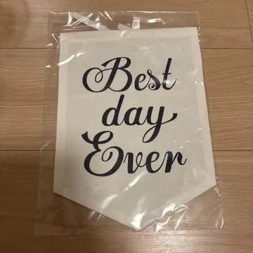 Best day Ever 웨딩 플래그