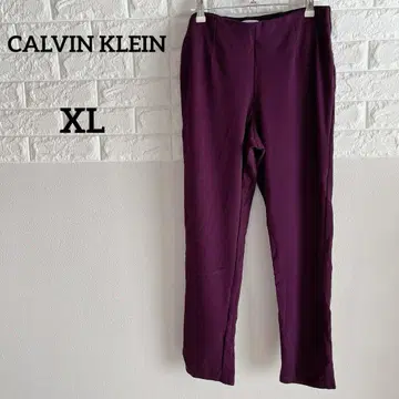 [ CALVIN KLEIN ] XL 퍼플 캐주얼 팬츠