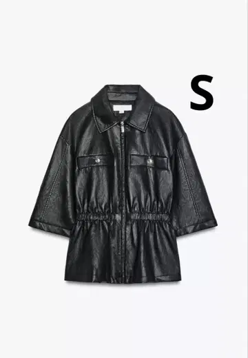ZARA 자라 인조 가죽 블레이저 새상품, 미사용
