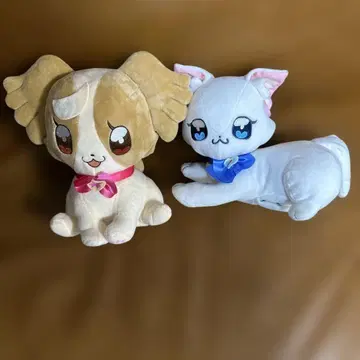 프리큐어 코무기짱 유키짱 말하는 봉제 인형 세트