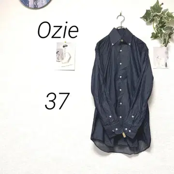 10273 Ozie 오지에 데님 셔츠 사이즈 37 무지 코튼 일본제