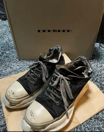 DRKSHDW 블랙 스니커즈