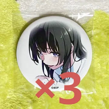 뱅드림 신자와 전시 흰금 린코 캔뱃지 3개 Roselia
