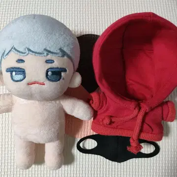 SEVENTEEN 우지 마스터 봉제 인형 인형 빨간색 후드티 눙보