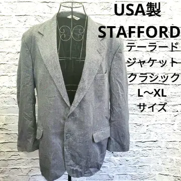 STAFFORD USA제 테일러드 자켓 울 혼방 그레이 L~XL