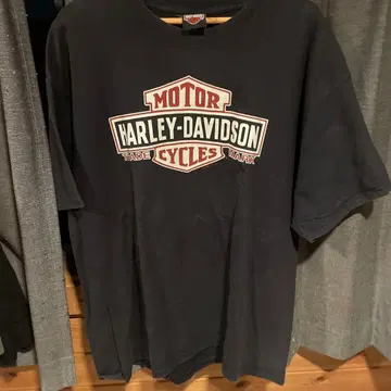 Harley-Davidson 그래픽 T셔츠 블랙