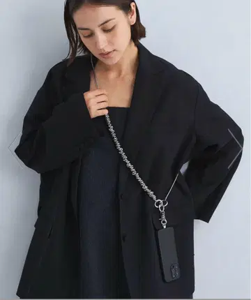유나이티드 애로우즈 anisotea 실버 스마트폰 스트랩 체인