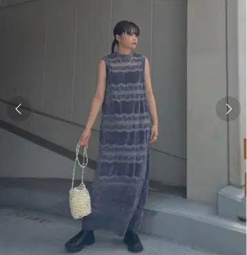 새상품급 아메리빈티지 VELOUR LACE 민소매 원피스