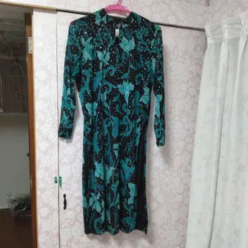 디오 하이 패션 가라오케 엘레강트 꽃무늬 드레스 의상