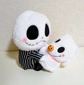 팀 버튼 나이트메어 비포 크리스마스 FukuFuku 페어 봉제 인형
