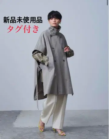 [ 미사용 새상품 택 포함 ] STUNNING LURE 테일러 판초 코트