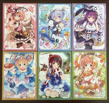 주문은 토끼입니까? 동화 A4 클리어 파일 AnimeJapan 주문토끼