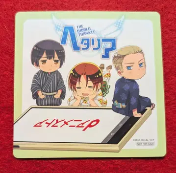 헤타리아 d애니메이션 특전 코스터 이탈리아 독일 일본 추축