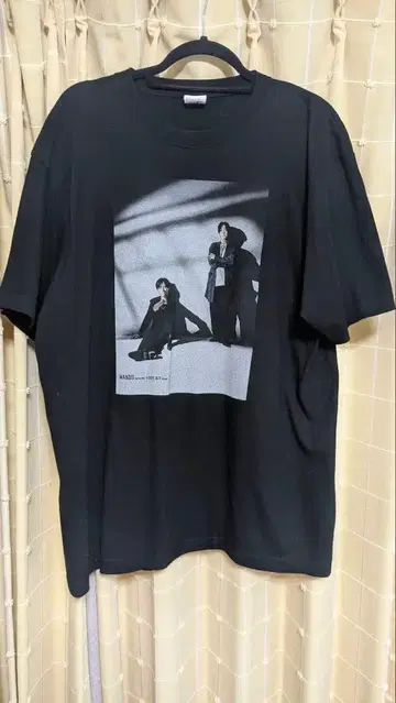 WANDS 프린트 T셔츠 블랙