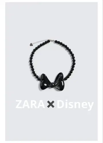 리본 목걸이 ZARA Disney