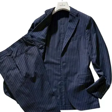 LARDINI 수트 셋업 울 스트라이프 비즈니스 이탈리아제