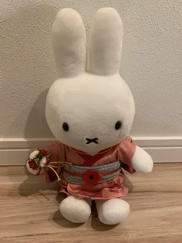 꽃 헤어콤 미피 봉제 인형 히메지 한정판