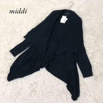 미사용 택 포함 middi 미디 가디건 L 네이비 긴팔 변형