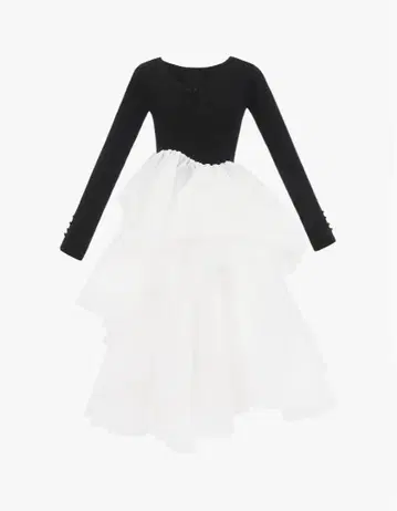 DELPHINE TULLE DRESS 블랙