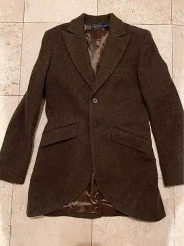 랄프 로렌 자켓 피크 라펠 코트 자켓 M 사이즈