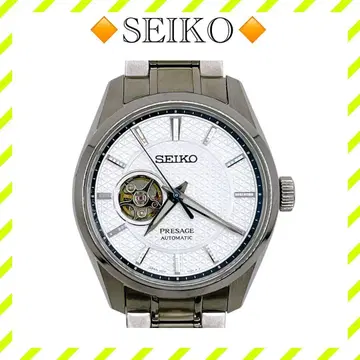 새상품급 세이코 6R38-00A0 스테인리스 프레시지 메카니컬 손목시계