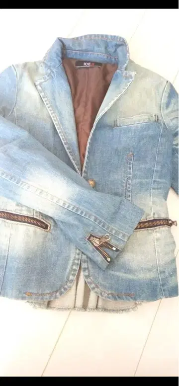 데님 블레이저 자켓